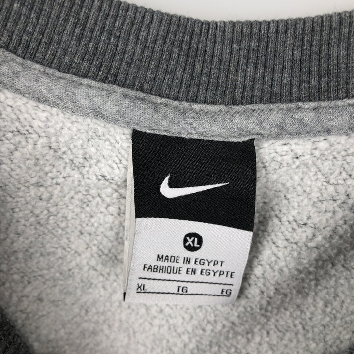 Nike One Point Logo Sweatshirt, Trainer, Men's XL cotton gray type Vintage Second Hand