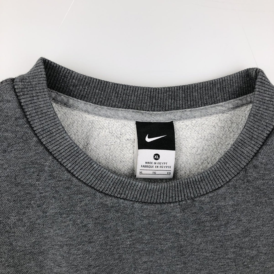 Nike One Point Logo Sweatshirt, Trainer, Men's XL cotton gray type Vintage Second Hand