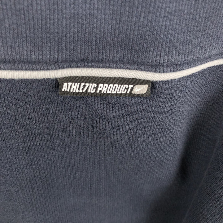 2000'S Nike Athlezic Product Plain Blank Sweatshirt (Men's XL equivalent) cotton navy blue type Vintage Second Hand