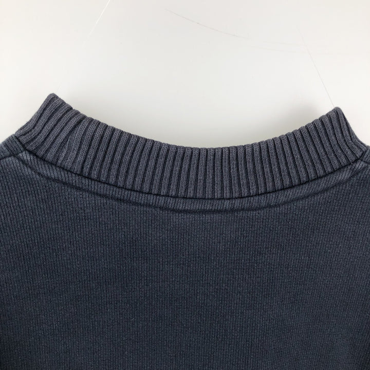 2000'S Nike Athlezic Product Plain Blank Sweatshirt (Men's XL equivalent) cotton navy blue type Vintage Second Hand
