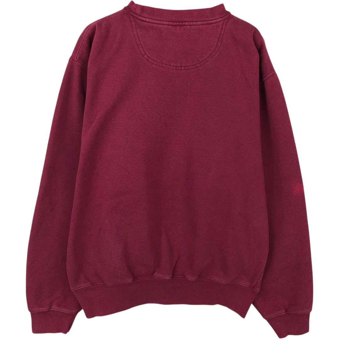 2000'S Nike Team College Sweatshirt, Men's Size Small cotton Red type red-purple Vintage Second Hand