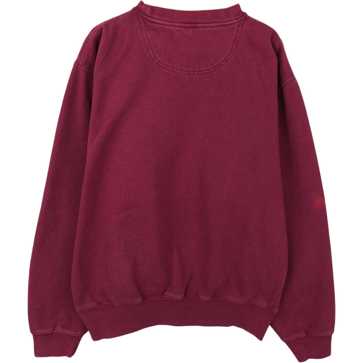 2000'S Nike Team College Sweatshirt, Men's Size Small cotton Red type red-purple Vintage Second Hand