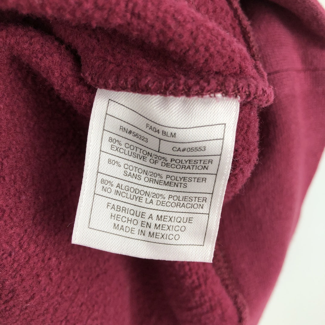 2000'S Nike Team College Sweatshirt, Men's Size Small cotton Red type red-purple Vintage Second Hand
