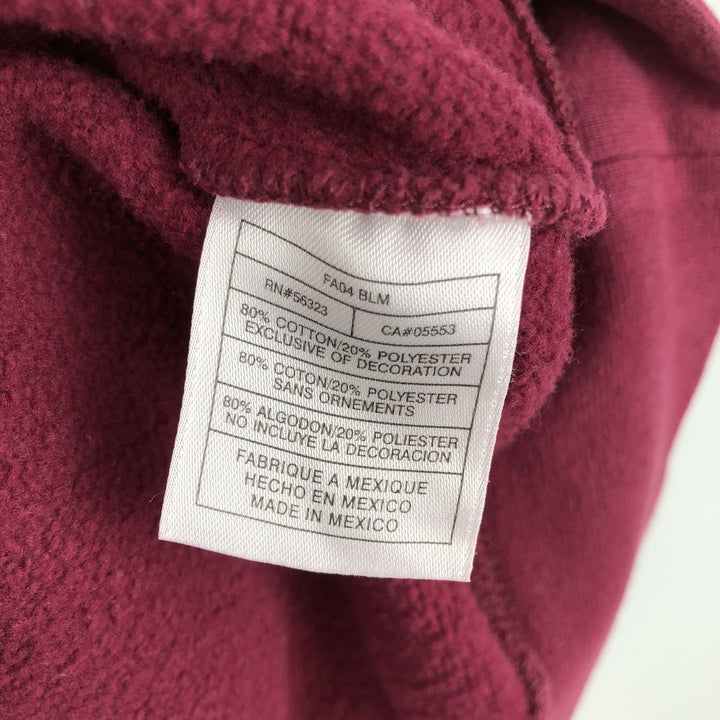 2000'S Nike Team College Sweatshirt, Men's Size Small cotton Red type red-purple Vintage Second Hand