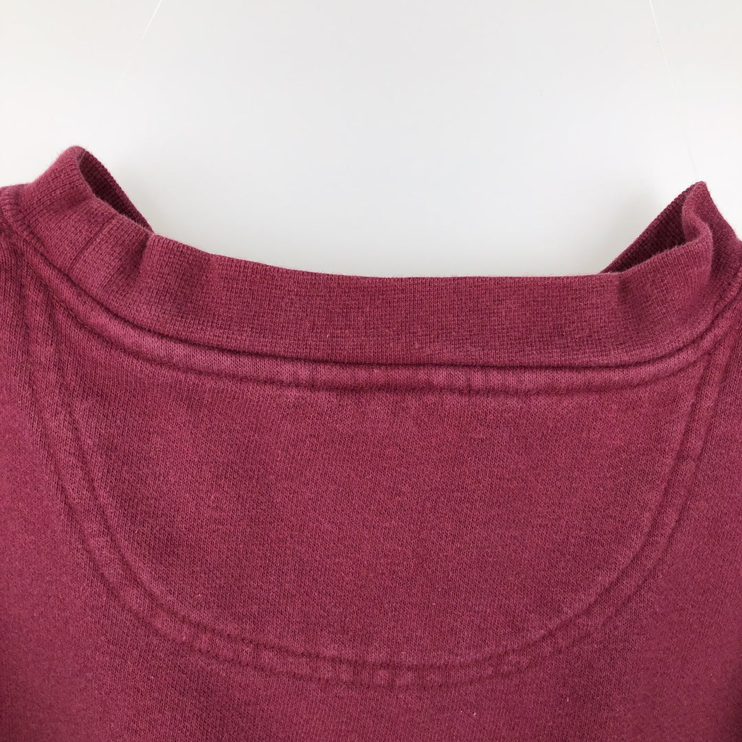 2000'S Nike Team College Sweatshirt, Men's Size Small cotton Red type red-purple Vintage Second Hand