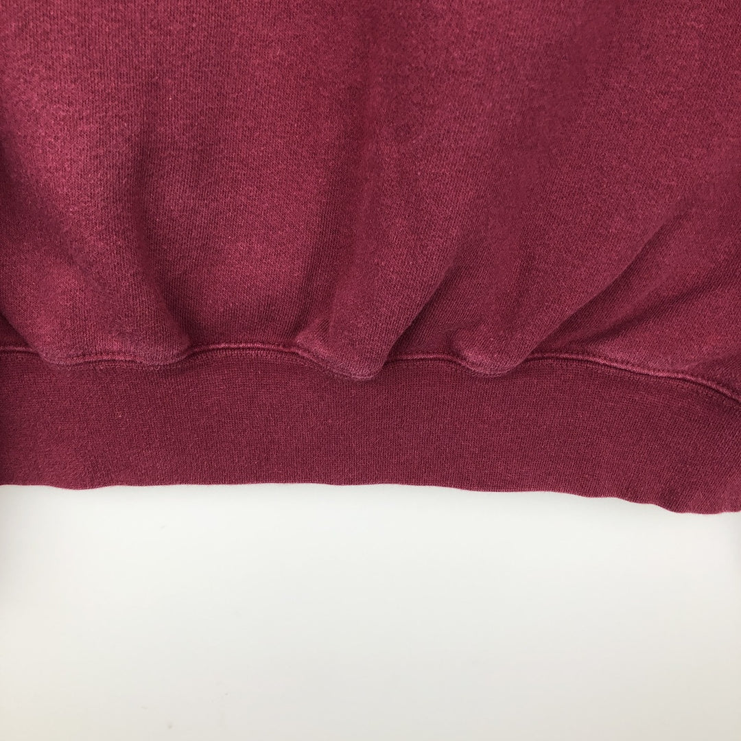 2000'S Nike Team College Sweatshirt, Men's Size Small cotton Red type red-purple Vintage Second Hand