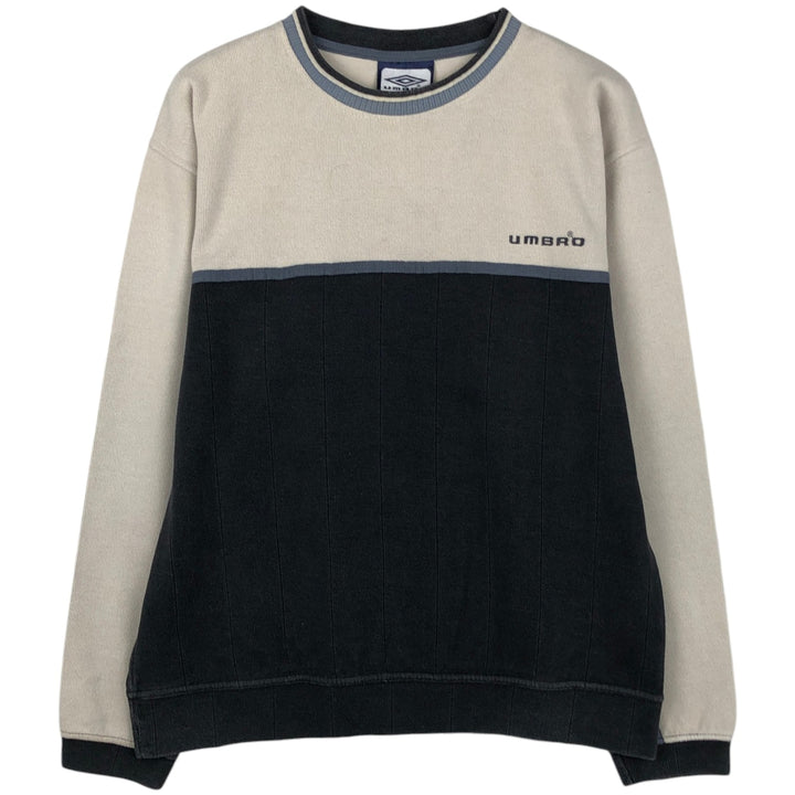 90s-00'S Umbro logo sweatshirt, men's size M equivalent, vintage. cotton ivory Vintage Second Hand