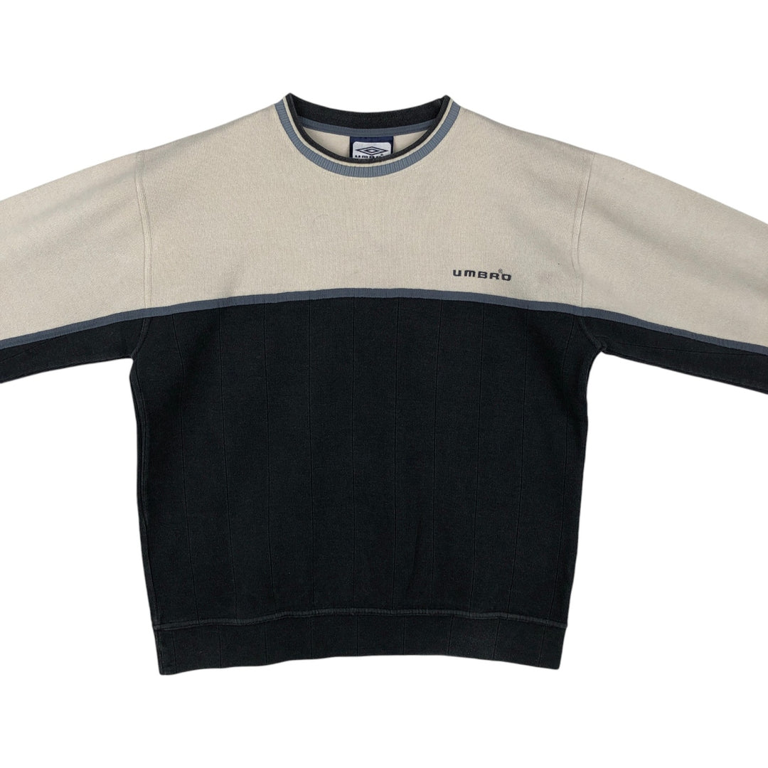 90s-00'S Umbro logo sweatshirt, men's size M equivalent, vintage. cotton ivory Vintage Second Hand