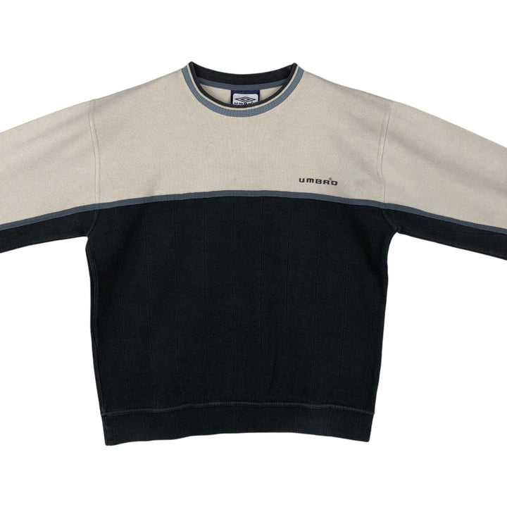 90s-00'S Umbro logo sweatshirt, men's size M equivalent, vintage. cotton ivory Vintage Second Hand