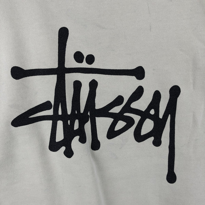 Stussy Australia Logo Sweatshirt (Men's Size S) cotton Khaki type sage green Vintage Second Hand
