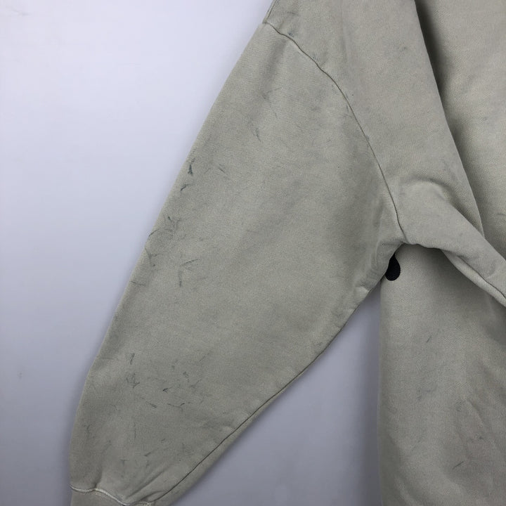 Stussy Australia Logo Sweatshirt (Men's Size S) cotton Khaki type sage green Vintage Second Hand