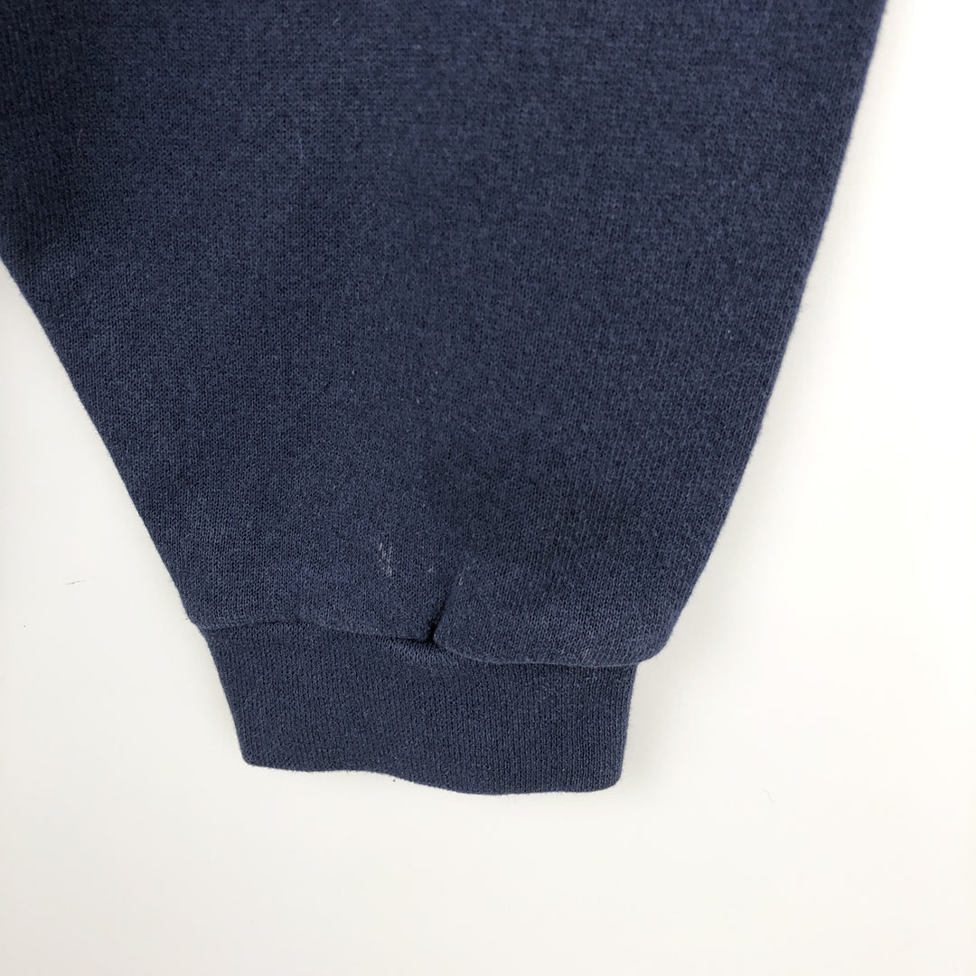 90'S Reebok Logo Sweatshirt, Made in USA, Men's Size L, Vintage cotton navy blue type Vintage Second Hand