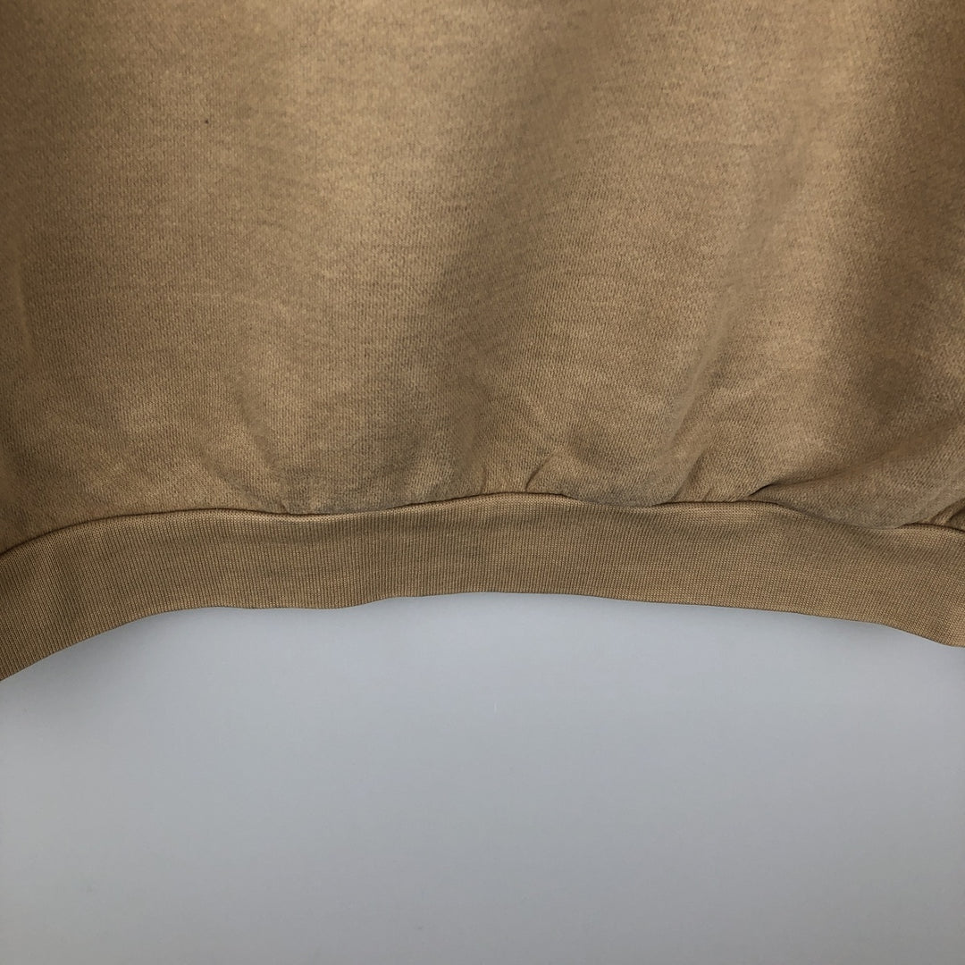 90s-00'S Nike One-Point Logo Sweatshirt, Men's XL, Vintage cotton Beige type Vintage Second Hand