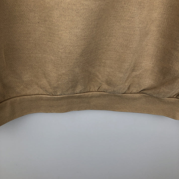 90s-00'S Nike One-Point Logo Sweatshirt, Men's XL, Vintage cotton Beige type Vintage Second Hand