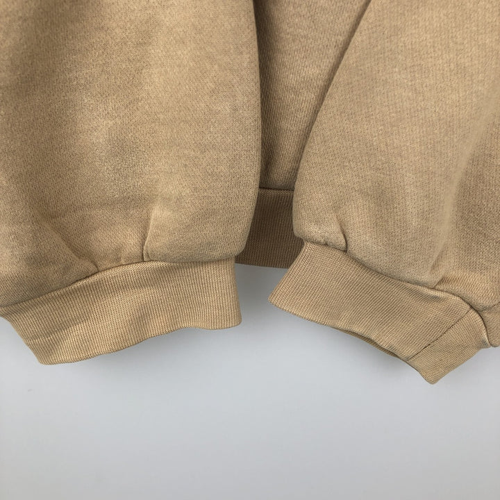 90s-00'S Nike One-Point Logo Sweatshirt, Men's XL, Vintage cotton Beige type Vintage Second Hand