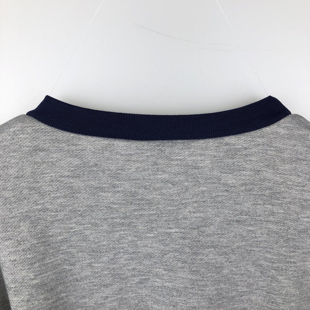 Vintage 80s-90'S Adidas logo sweatshirt, size L, men's unclear gray type Vintage Second Hand