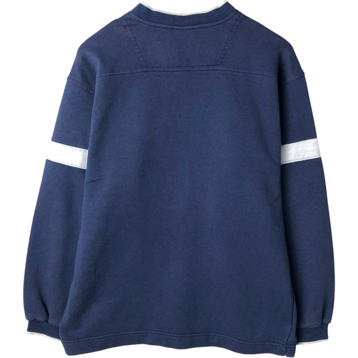 90'S Nike Center Logo Sweatshirt, Men's Size XL (approx.), Vintage cotton navy blue type Vintage Second Hand