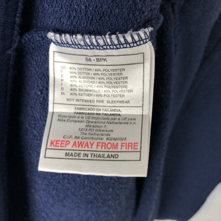 90'S Nike Center Logo Sweatshirt, Men's Size XL (approx.), Vintage cotton navy blue type Vintage Second Hand