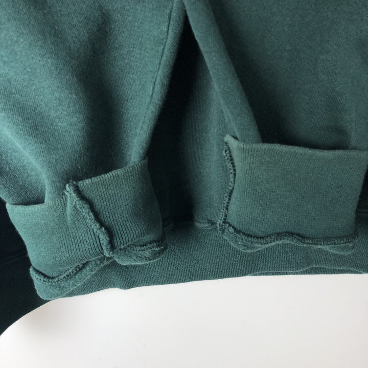 90'S Nike One Point Logo Sweatshirt, Men's M Size, Vintage cotton Green type dark green Vintage Second Hand