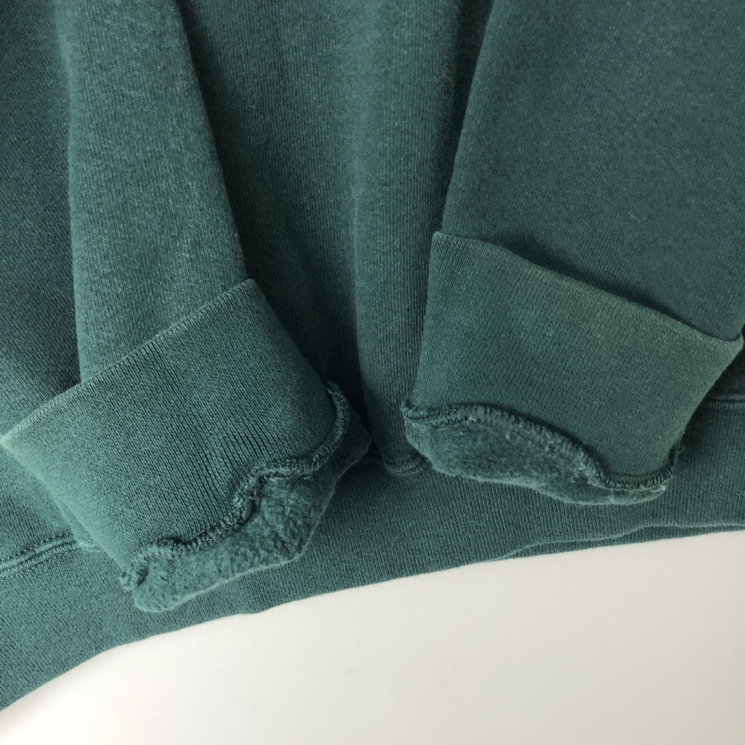 90'S Nike One Point Logo Sweatshirt, Men's M Size, Vintage cotton Green type dark green Vintage Second Hand
