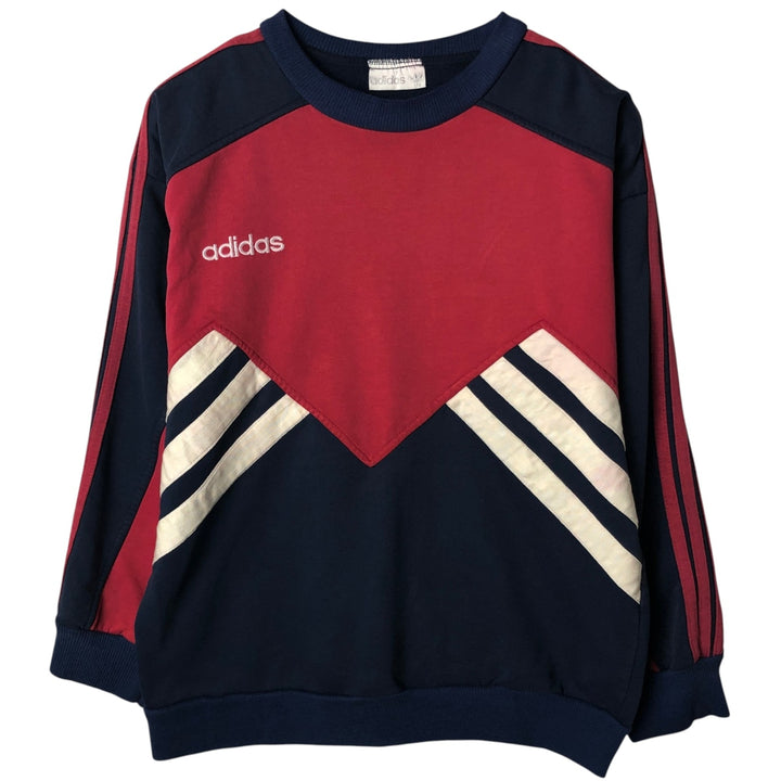 Vintage 80s-90'S Adidas One-Point Logo Sweatshirt, Men's Size L unclear navy blue type Vintage Second Hand