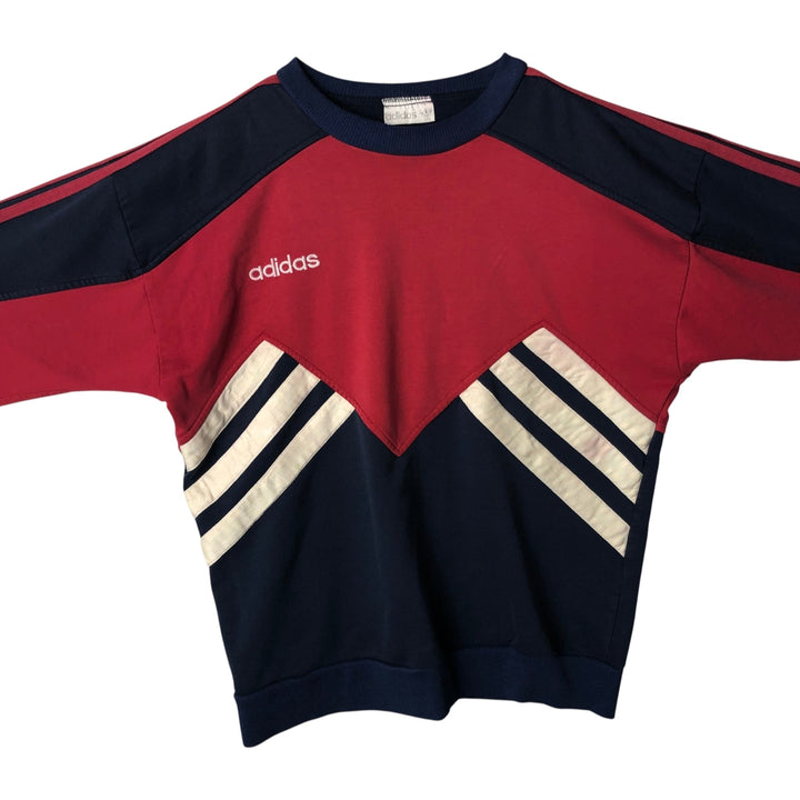 Vintage 80s-90'S Adidas One-Point Logo Sweatshirt, Men's Size L unclear navy blue type Vintage Second Hand