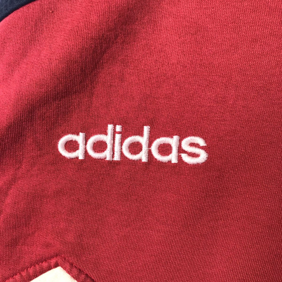 Vintage 80s-90'S Adidas One-Point Logo Sweatshirt, Men's Size L unclear navy blue type Vintage Second Hand