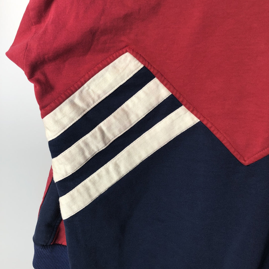 Vintage 80s-90'S Adidas One-Point Logo Sweatshirt, Men's Size L unclear navy blue type Vintage Second Hand