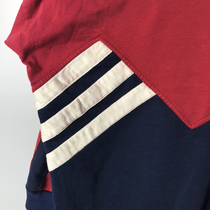 Vintage 80s-90'S Adidas One-Point Logo Sweatshirt, Men's Size L unclear navy blue type Vintage Second Hand