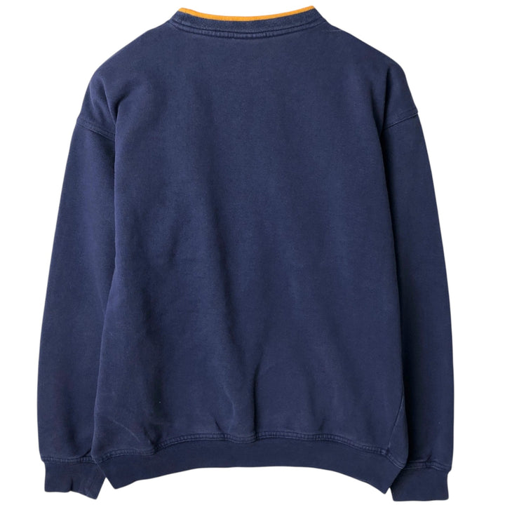 Vintage 90'S Adidas logo sweatshirt, size M, men's cotton navy blue type Vintage Second Hand