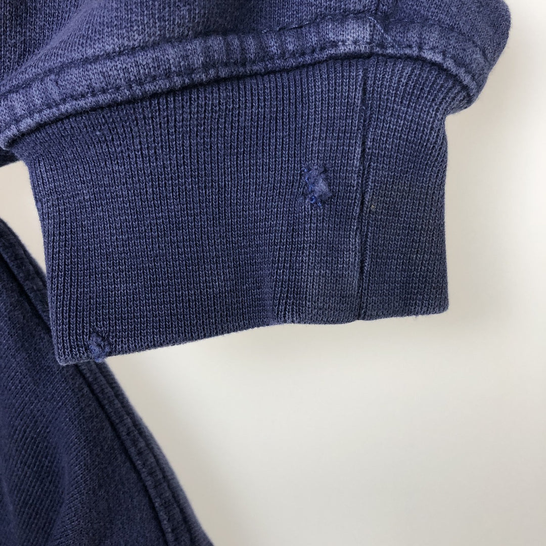 Vintage 90'S Adidas logo sweatshirt, size M, men's cotton navy blue type Vintage Second Hand