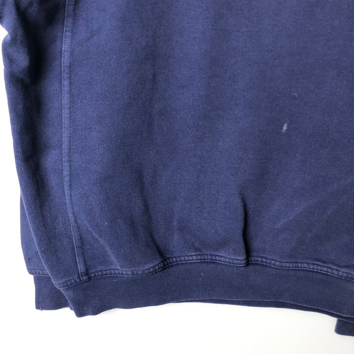 Vintage 90'S Adidas logo sweatshirt, size M, men's cotton navy blue type Vintage Second Hand