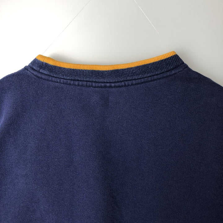 Vintage 90'S Adidas logo sweatshirt, size M, men's cotton navy blue type Vintage Second Hand