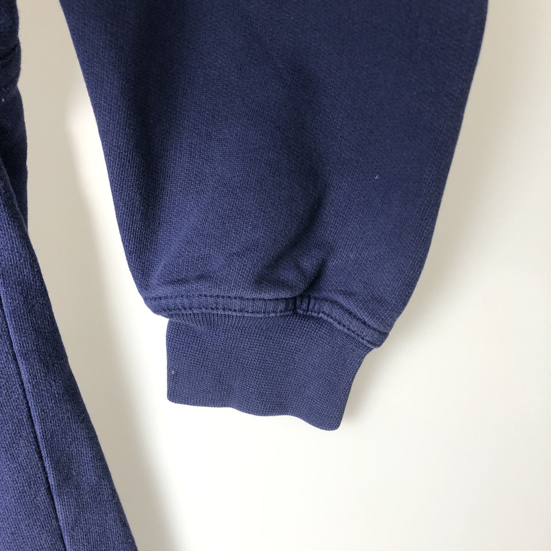 Vintage 90'S Adidas logo sweatshirt, size M, men's cotton navy blue type Vintage Second Hand