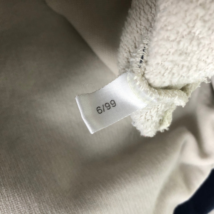 90'S Adidas logo sweatshirt, made in Indonesia, men's size L equivalent, vintage. cotton white type Vintage Second Hand