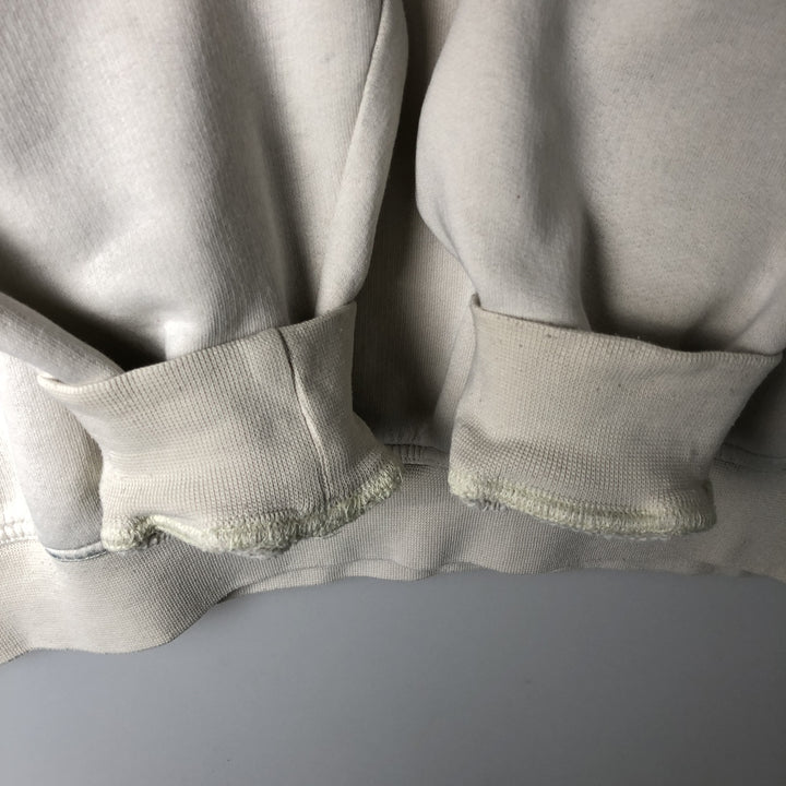 90'S Adidas logo sweatshirt, made in Indonesia, men's size L equivalent, vintage. cotton white type Vintage Second Hand