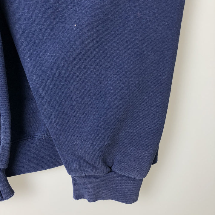 90'S Nike Logo Sweatshirt, Made in USA, Men's XL, Vintage cotton navy blue type Vintage Second Hand