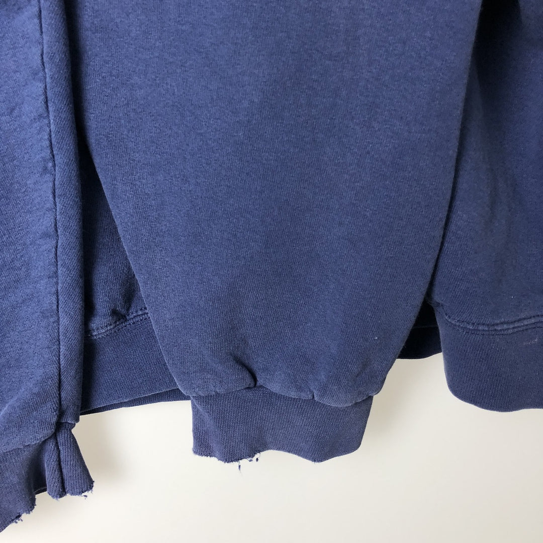 90'S Nike Logo Sweatshirt, Made in USA, Men's XL, Vintage cotton navy blue type Vintage Second Hand