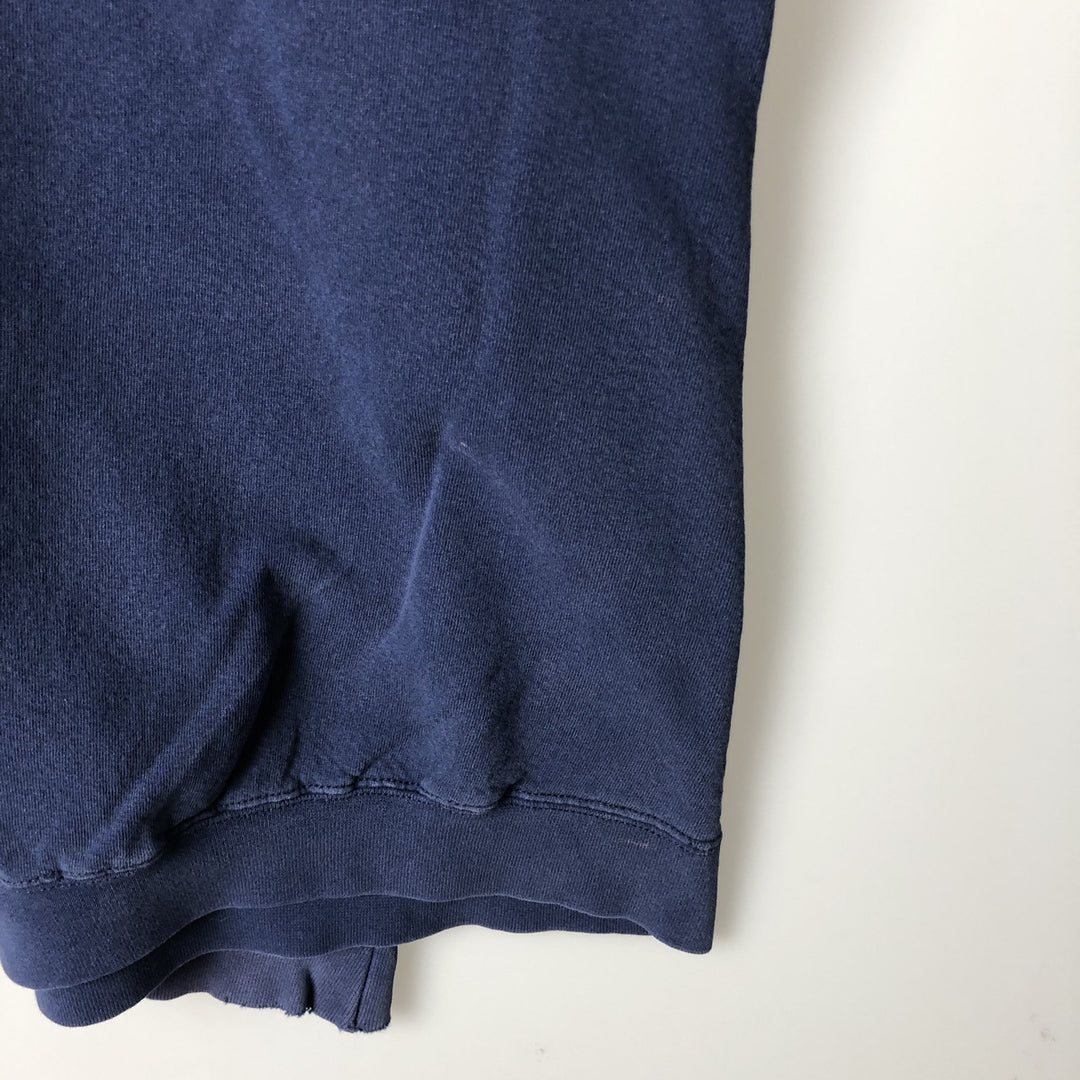 90'S Nike Logo Sweatshirt, Made in USA, Men's XL, Vintage cotton navy blue type Vintage Second Hand