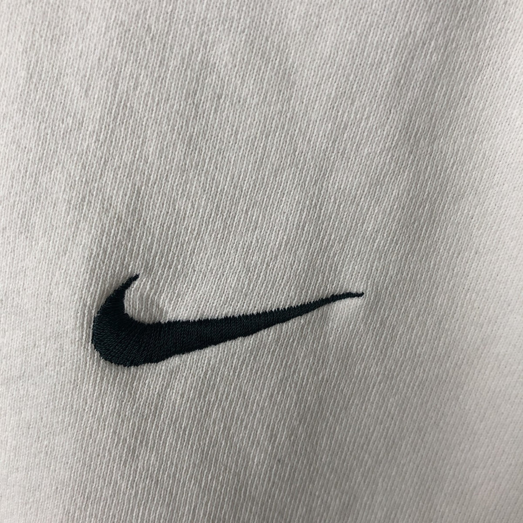 Vintage 90'S Nike One-Point Logo Sweatshirt, Made in USA, Men's Size Medium cotton white type Vintage Second Hand