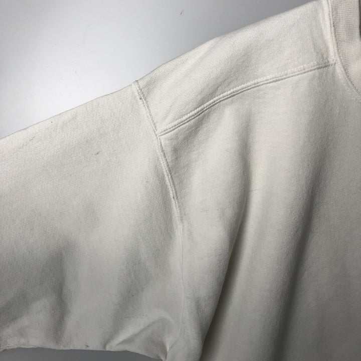 Vintage 90'S Nike One-Point Logo Sweatshirt, Made in USA, Men's Size Medium cotton white type Vintage Second Hand