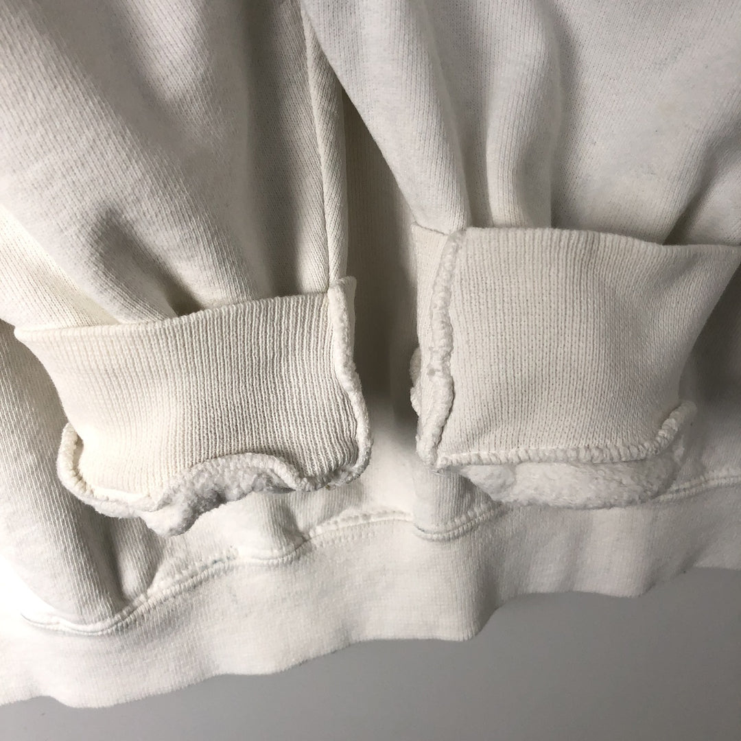 Vintage 90'S Nike One-Point Logo Sweatshirt, Made in USA, Men's Size Medium cotton white type Vintage Second Hand