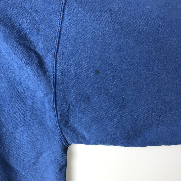 90'S Nike One Point Logo Sweatshirt Trainer Made in USA Men's XL Vintage cotton blue type Vintage Second Hand