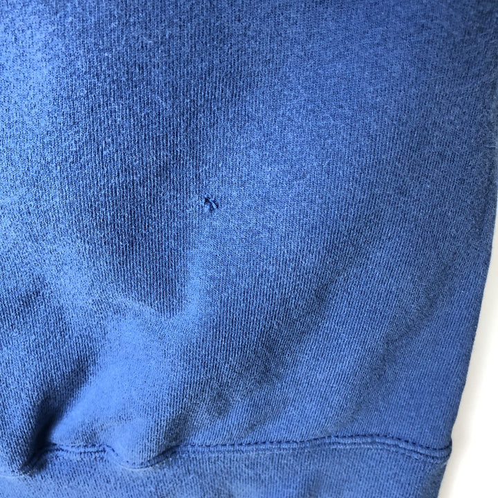 90'S Nike One Point Logo Sweatshirt Trainer Made in USA Men's XL Vintage cotton blue type Vintage Second Hand