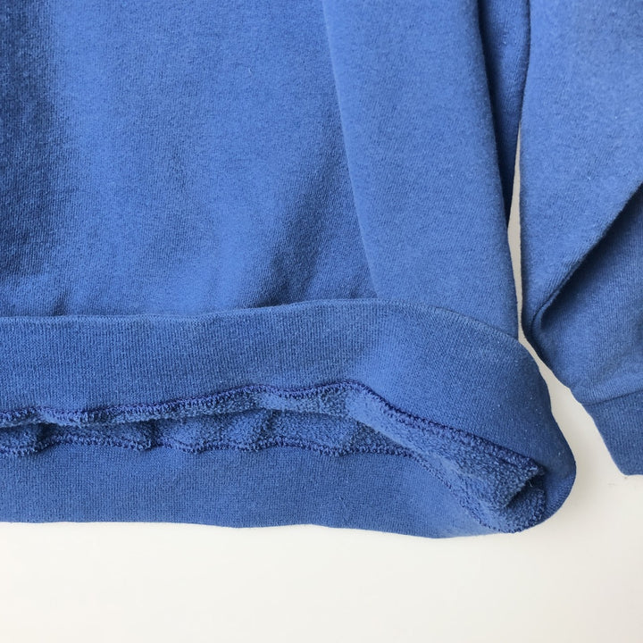 90'S Nike One Point Logo Sweatshirt Trainer Made in USA Men's XL Vintage cotton blue type Vintage Second Hand