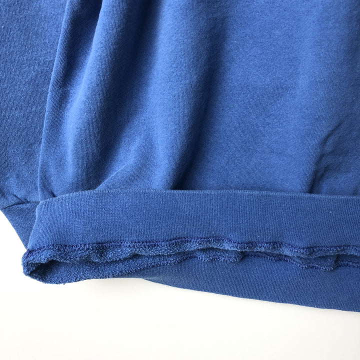 90'S Nike One Point Logo Sweatshirt Trainer Made in USA Men's XL Vintage cotton blue type Vintage Second Hand