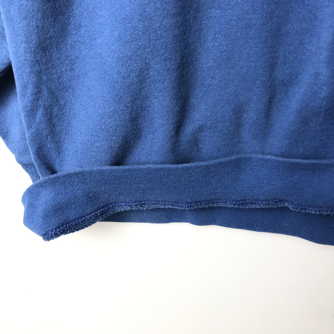 90'S Nike One Point Logo Sweatshirt Trainer Made in USA Men's XL Vintage cotton blue type Vintage Second Hand