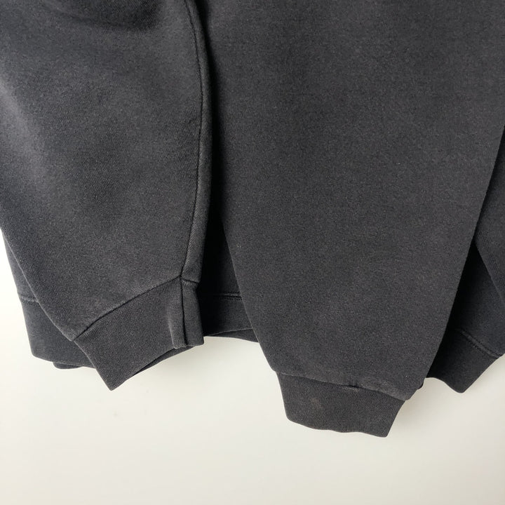 90'S Nike Logo Sweatshirt, Made in USA, Men's L Size, Vintage cotton black type Vintage Second Hand