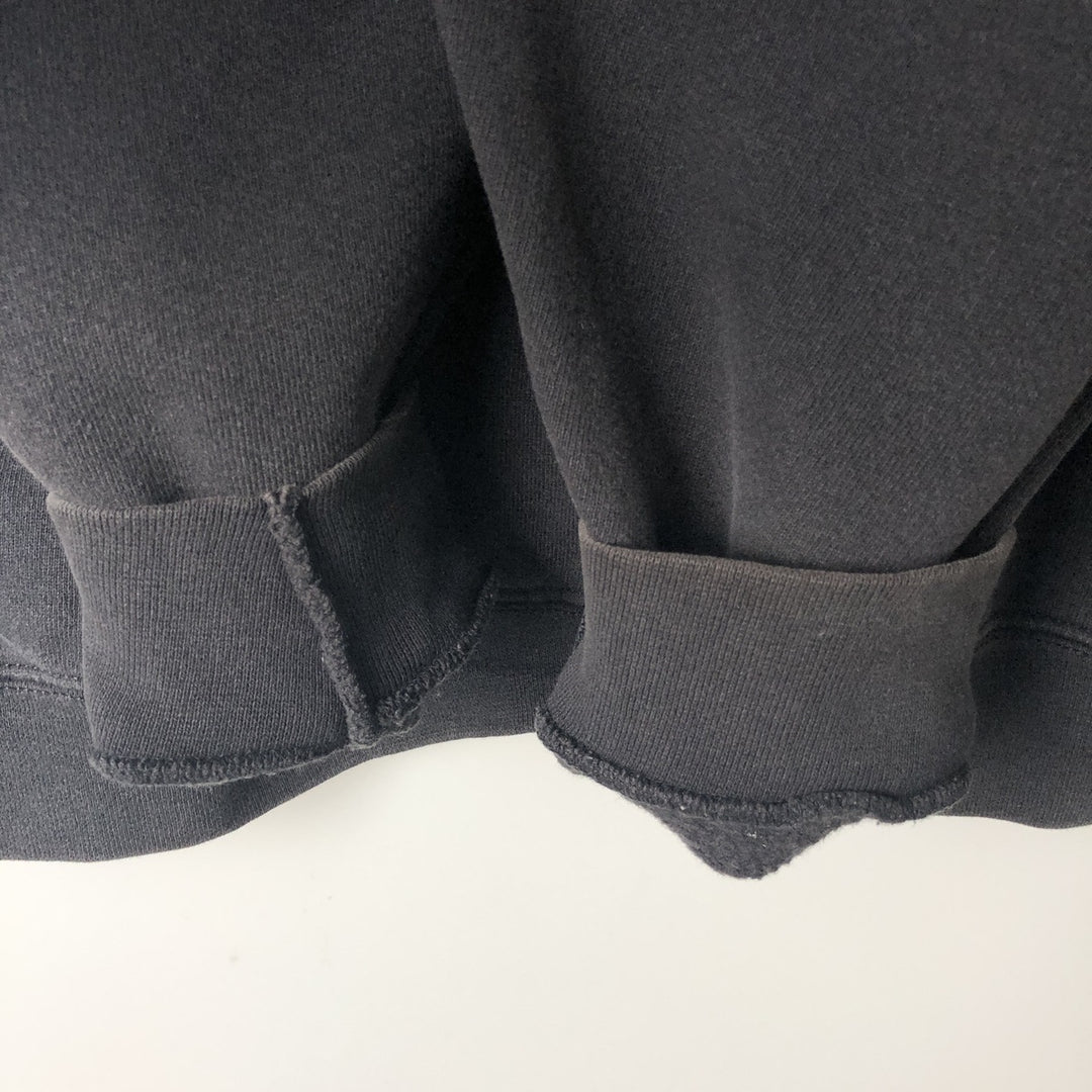 90'S Nike Logo Sweatshirt, Made in USA, Men's L Size, Vintage cotton black type Vintage Second Hand