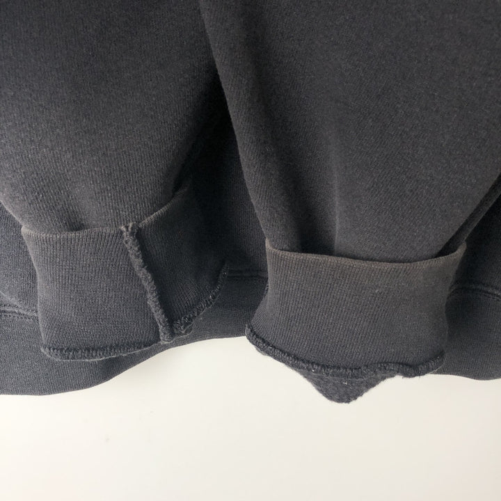 90'S Nike Logo Sweatshirt, Made in USA, Men's L Size, Vintage cotton black type Vintage Second Hand